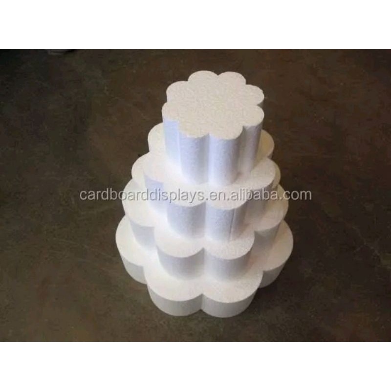 Flower Dummy Cake Styrofoam Wedding Cake