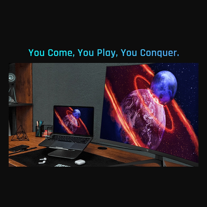 KTCMonitor 2K 27 inci 165HZ refresh tinggi HVA desktop pelindung mata gaming komputer layar lengkung-6