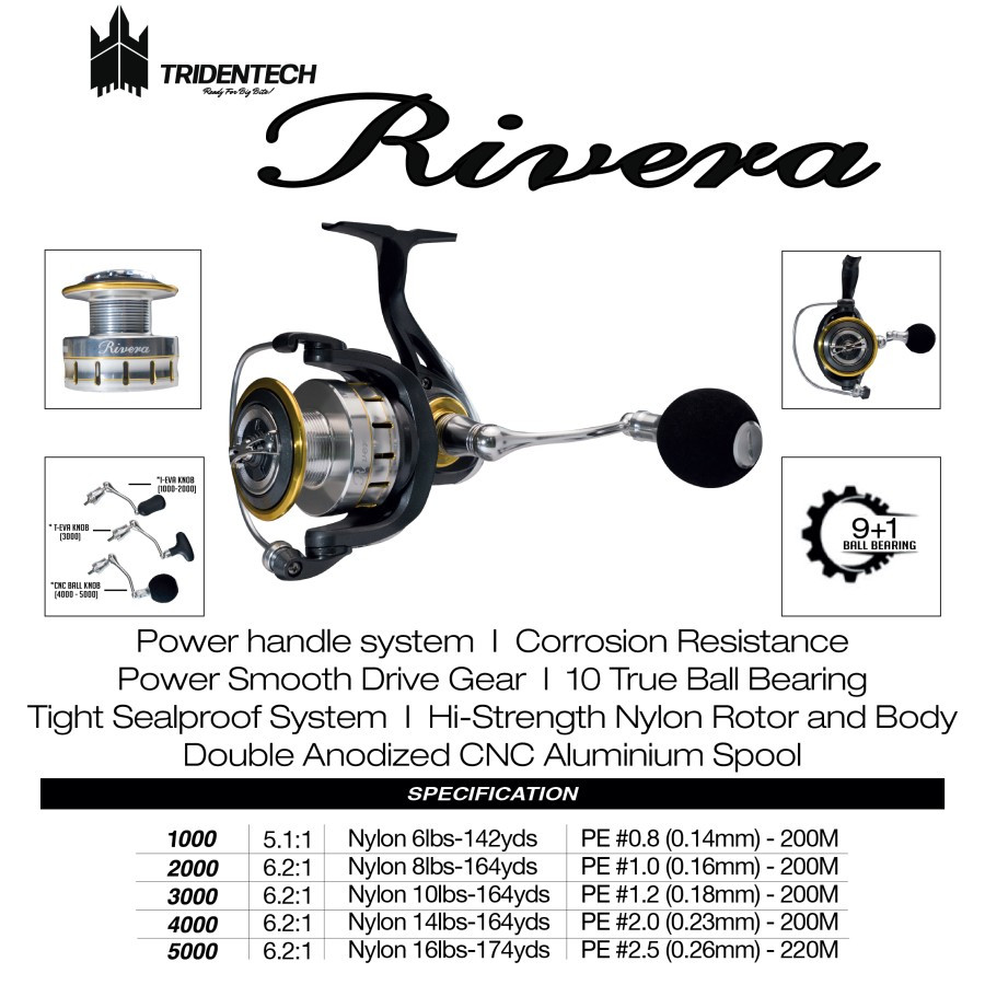 Reel Tridentech Rivera 21