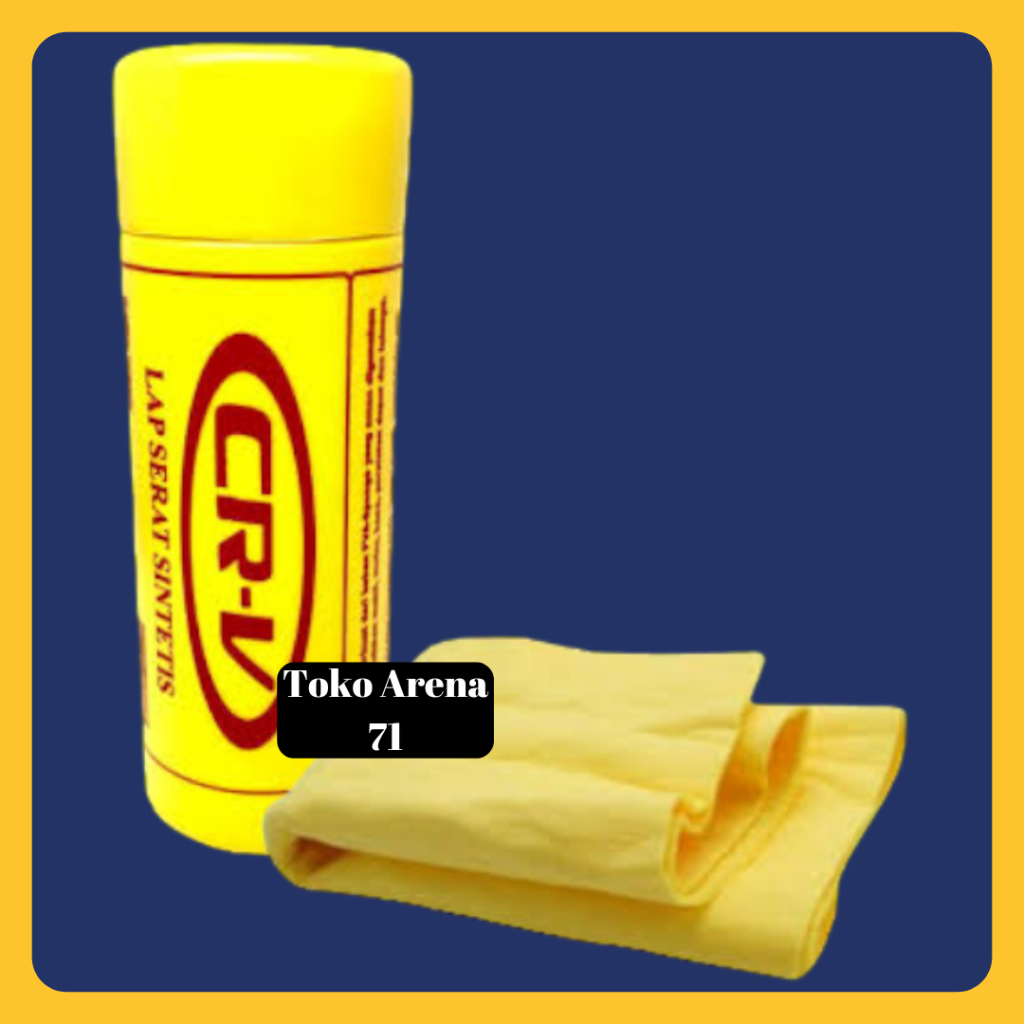 Kain Lap kanebo CRV CR-V Plas Chamois Yellow Kain Lap Kanebo Sintetis Serbaguna (Lap Mobil)