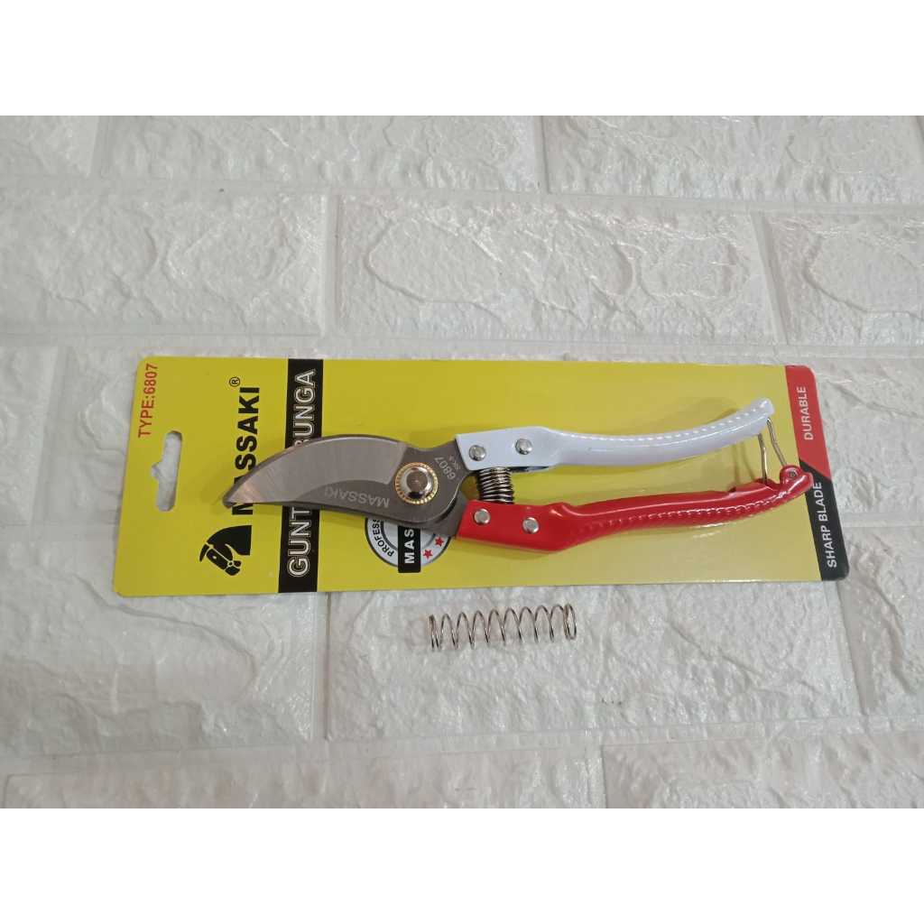 GUNTING BUNGA/GUNTING DAHAN/ Gunting Ranting MASSAKI BESI TIPE 6807