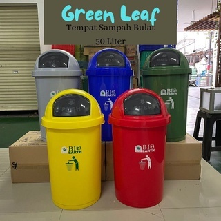Tempat Sampah 50 liter BIO Dustbin 2150 - GREEN LEAF