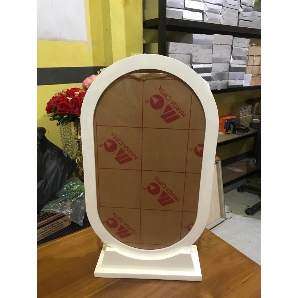 Bingkai Mahar Oval Dengan Tatakan | Bingkai Mahar Oval 44x24| Bingkai Mahar