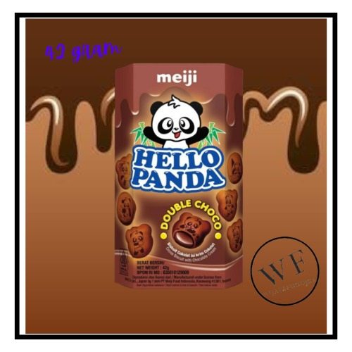 

Hello panda Double choco / Hello panda Cokelat isi krim cokelat 42g