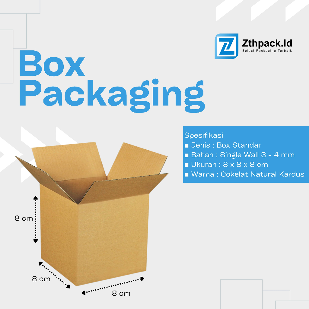 

JAMINAN KARDUS BARU !!! kardus UK, 8x8x8 cm... ST double wall kardus box packing serbaguna