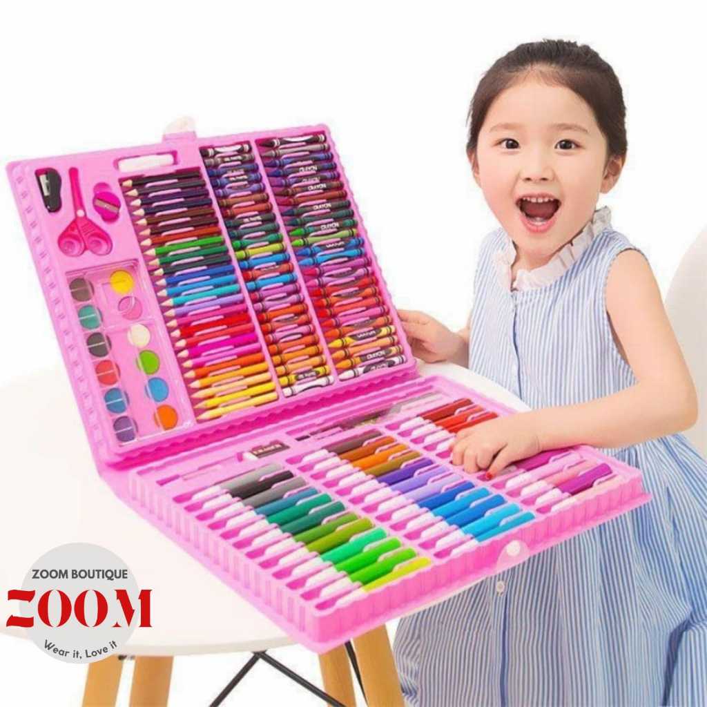 

CRAYON ANAK SET 150PCS /PENSIL WARNA ANAK FULL COLOUR