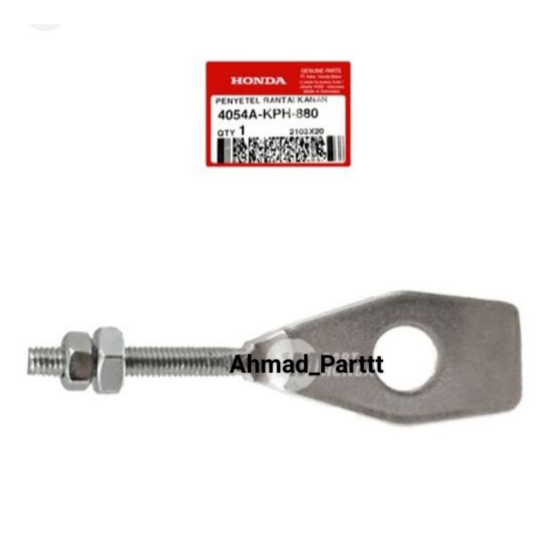 4054A-KPH-880 Adjuster R Chain Assy (Setelan Rantai) Kharisma, Supra X 125. ORIGINAL AHM