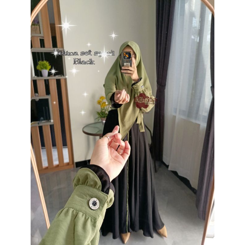 EELINA SET SYAR'I ORY ATHATA BY DZEE |  MODEL TERBARU  DZEE ORIGINAL | GAMIS POLOS  | FASHION WANITA