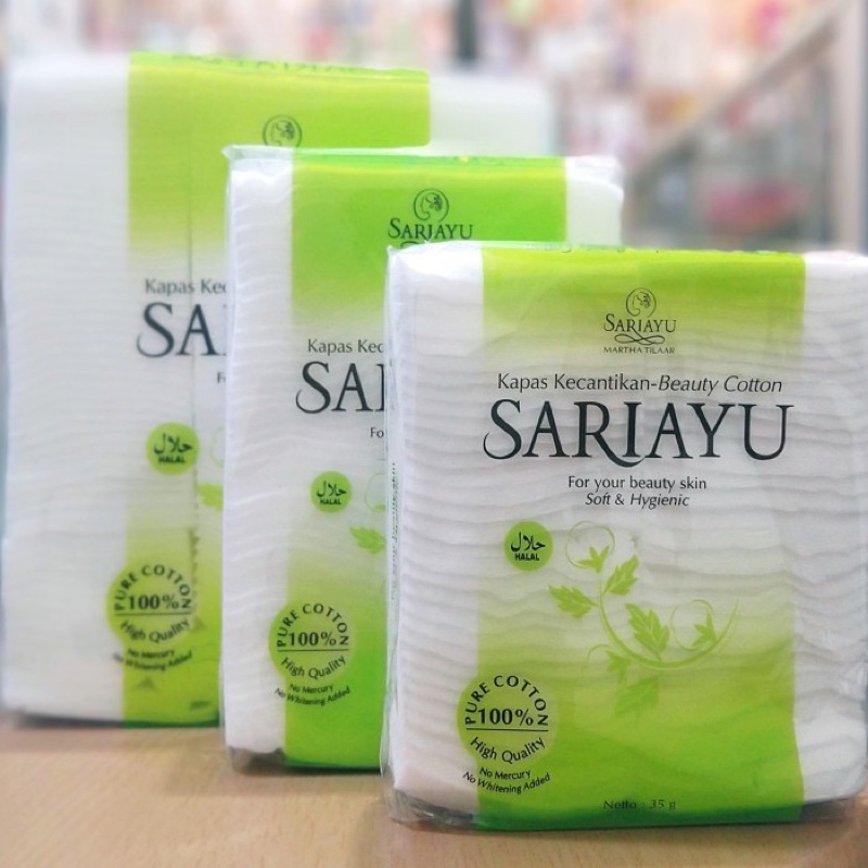 KAPAS SARIAYU FACIAL COTTON KAPAS KECANTIKAN SARIAYU