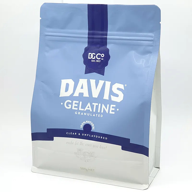 

Davis Gelatine Powder 500gr Clear and Unflavoured Bubuk Gelatin Bening HALAL Gelatine