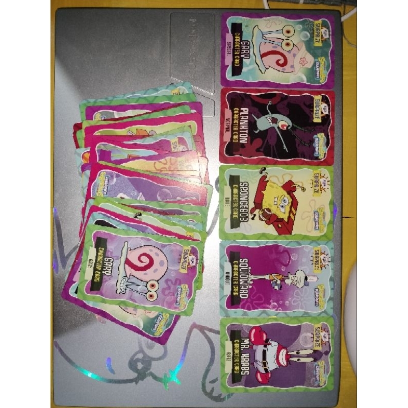 40 pcs Kartu Mainan Gery Spongebob