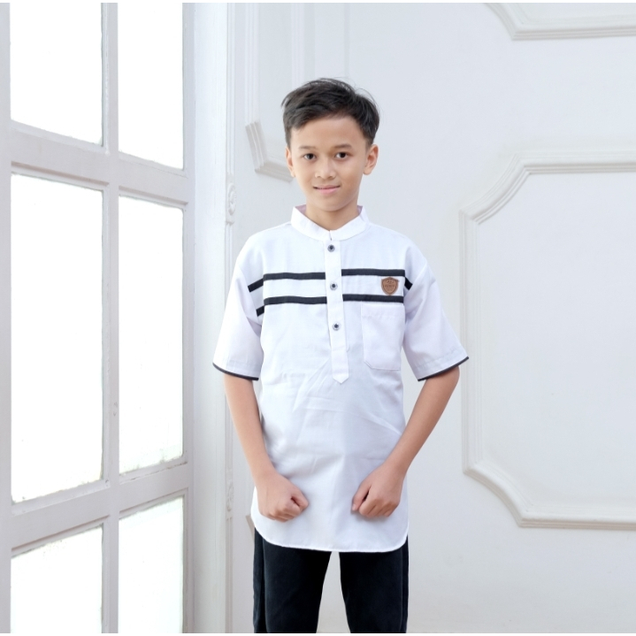 Baju Koko Anak Remaja Busana Muslim Seragam Hadroh Gus Azmi Azzahir