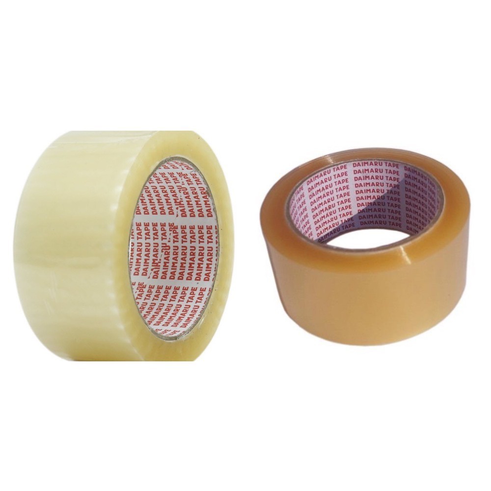 

Lakban coklat Bening OPP Daimaru Transparan Packing paking 2In 90yard