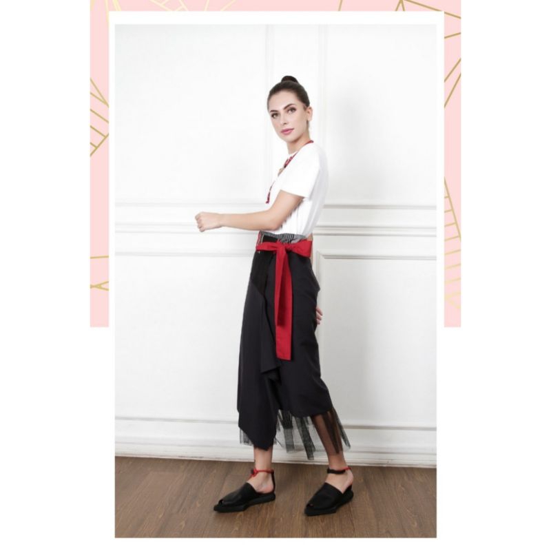 COCO Clothing Lilit Skirt with Lurik | Rok Lurik wanita