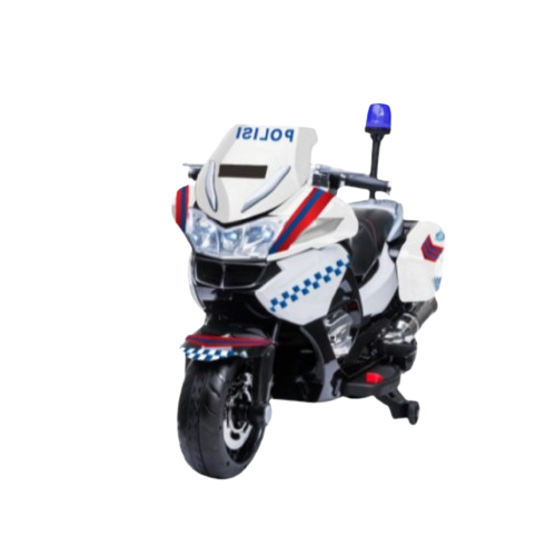 Mainan Anak Maenan Motor Aki Patwal Police Yukita 118 Motoran Polisi Aki Anak