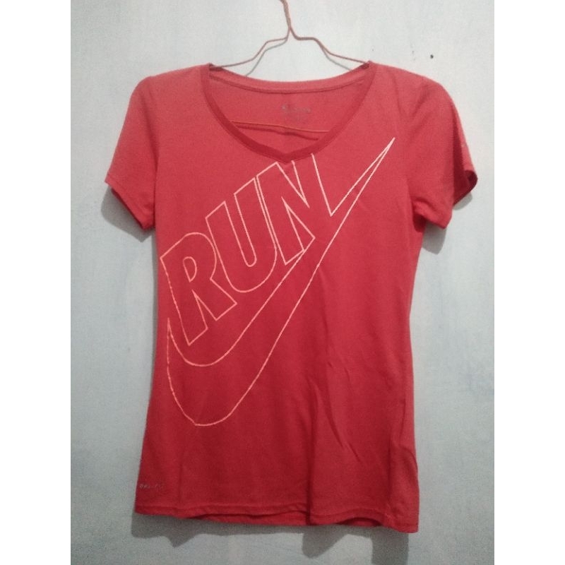 Kaos Nike Orange Ori UK - S (Preloved)