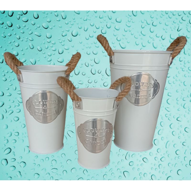 1SET VAS HAND TALI GONI EMBOS ALUMINIUM GLOSS | ANTI BOCOR