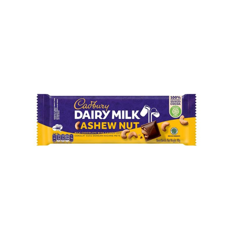 

Cadbury Dairy Milk Chocolate Cashew Nut 90gr