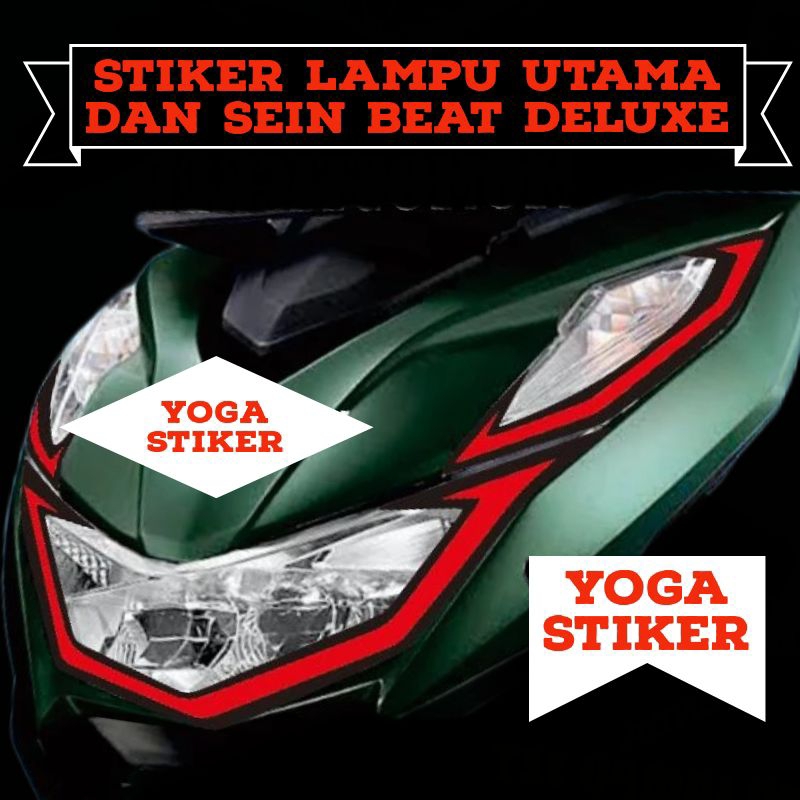 stiker lampu mata sama alis beat deluxe