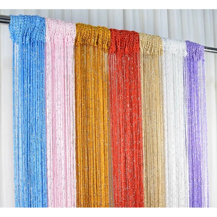 1111 Tirai benang gliter TIRAI GLITER  tirai pintu TIRAI DEKORASI
