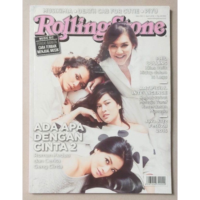 Majalah Rolling Stone April 2016 : Cover AADC2 Dian Sastro dkk
