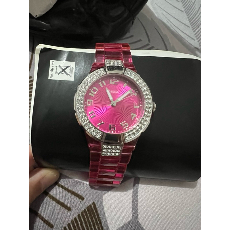 Jam tangan Guess pink original