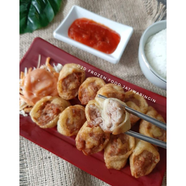 

FREE ONGKIR TIPE A Egg chicken roll Spicy Chicken Kaki Naga Shrimp Roll