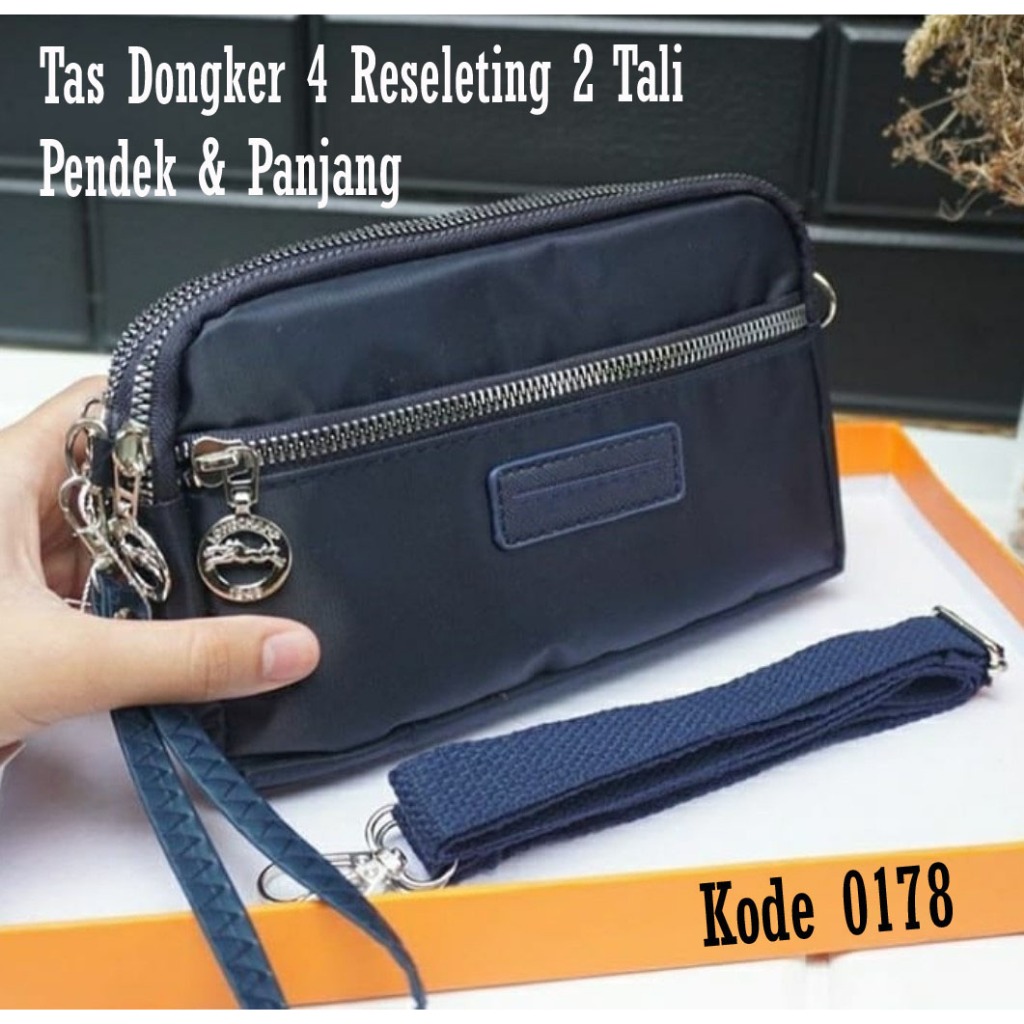 Dompet hp wanita dompet hp selempang nylon 4 reslecting - 14111 / Dompet hp parasut