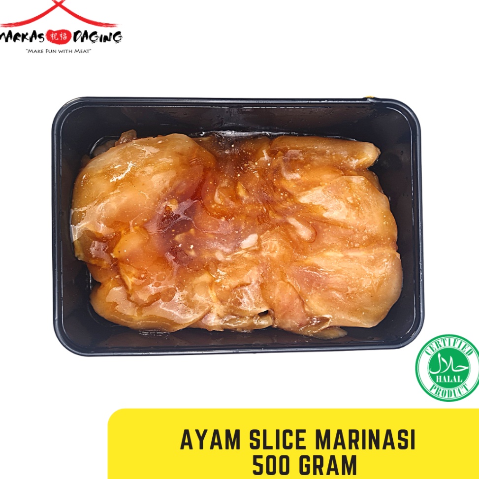 

Splash AYAM Marinasi Ayam Fillet Slice Daging Ayam Fillet Dada Marinasi BBQ