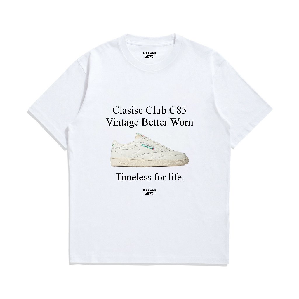 Reebok Tshirt Club C 85 Vintage Chalk