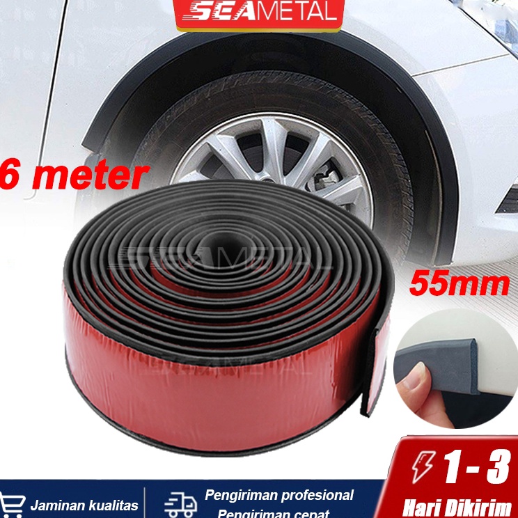 Ggn SEAMETAL Stiker Pelindung Fender Mobil Karet Fender Mobil Over Fender Universal Fender Mobil Kar