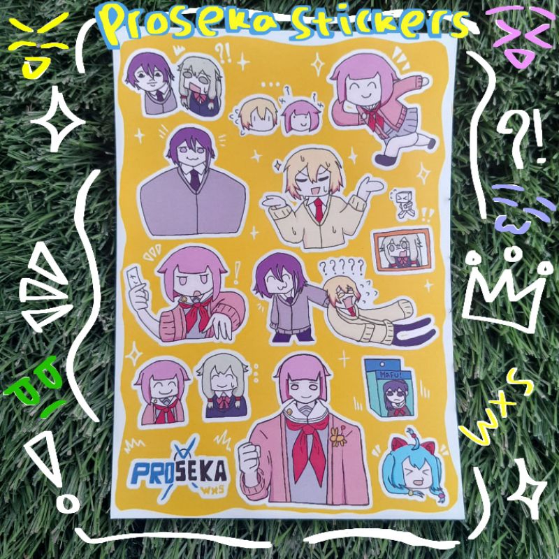 

Project Sekai Sticker Sheet "Proseka WXS" Art by: Akizuki24_store