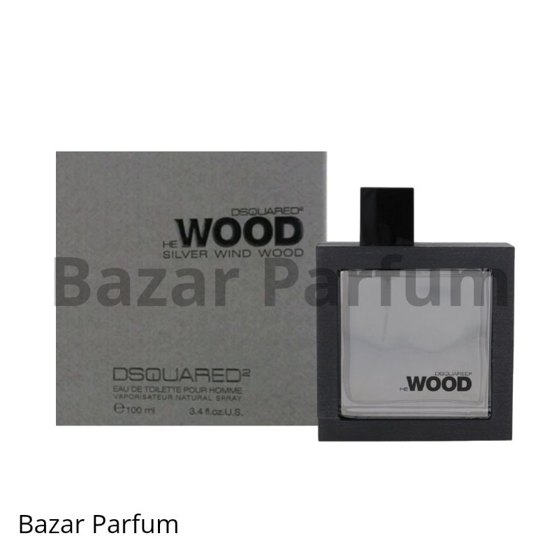 Parfum Pria Original Dsquared2 He Wood Silver Wind Wood EDT