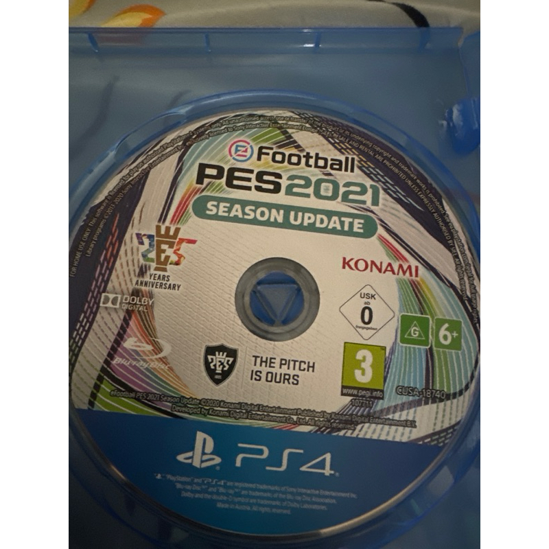 BlueRay Disc PES 2021 PS4 & PS5