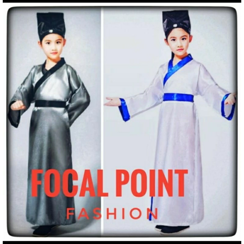 kostum Chinese hanfu anak dinasti tradisional China costume