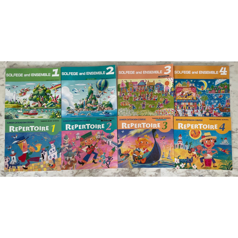 Yamaha Buku Piano JXC Solfege Ensemble dan Repertoire 1-4