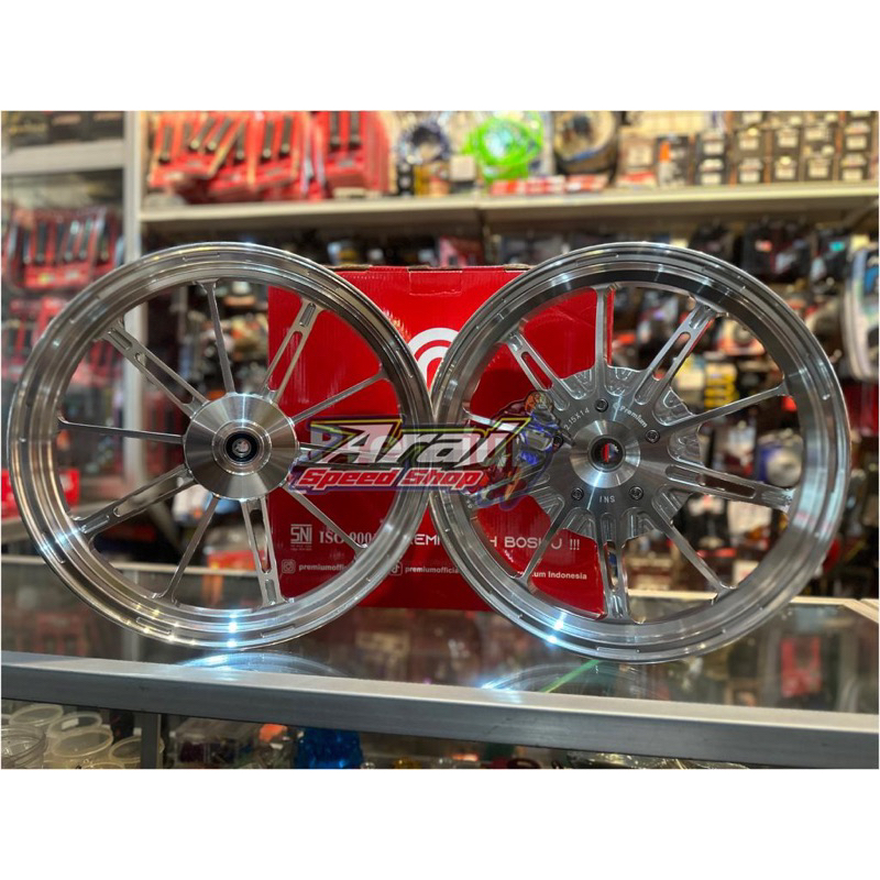 Velg Premium Beat Scoopy Genio Chrome