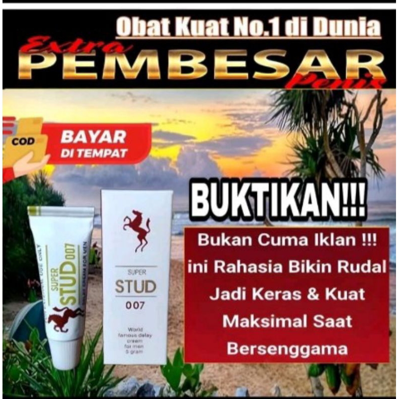 super stud 007-ASLI ORIGINAL-minyak pengeras vital-obat kuat pengeras-obat pembesar Alat Vital pria-