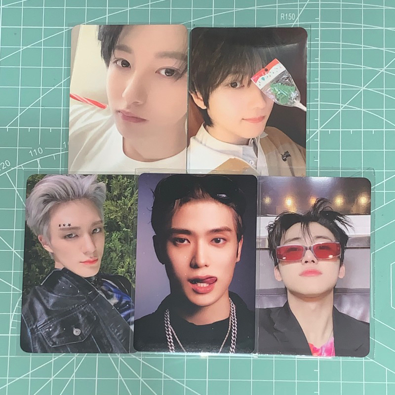 pc jeno alucard jaehyun melet jaemin agent / photocard jeno istj pob everline jaehyun 2 baddies jaem