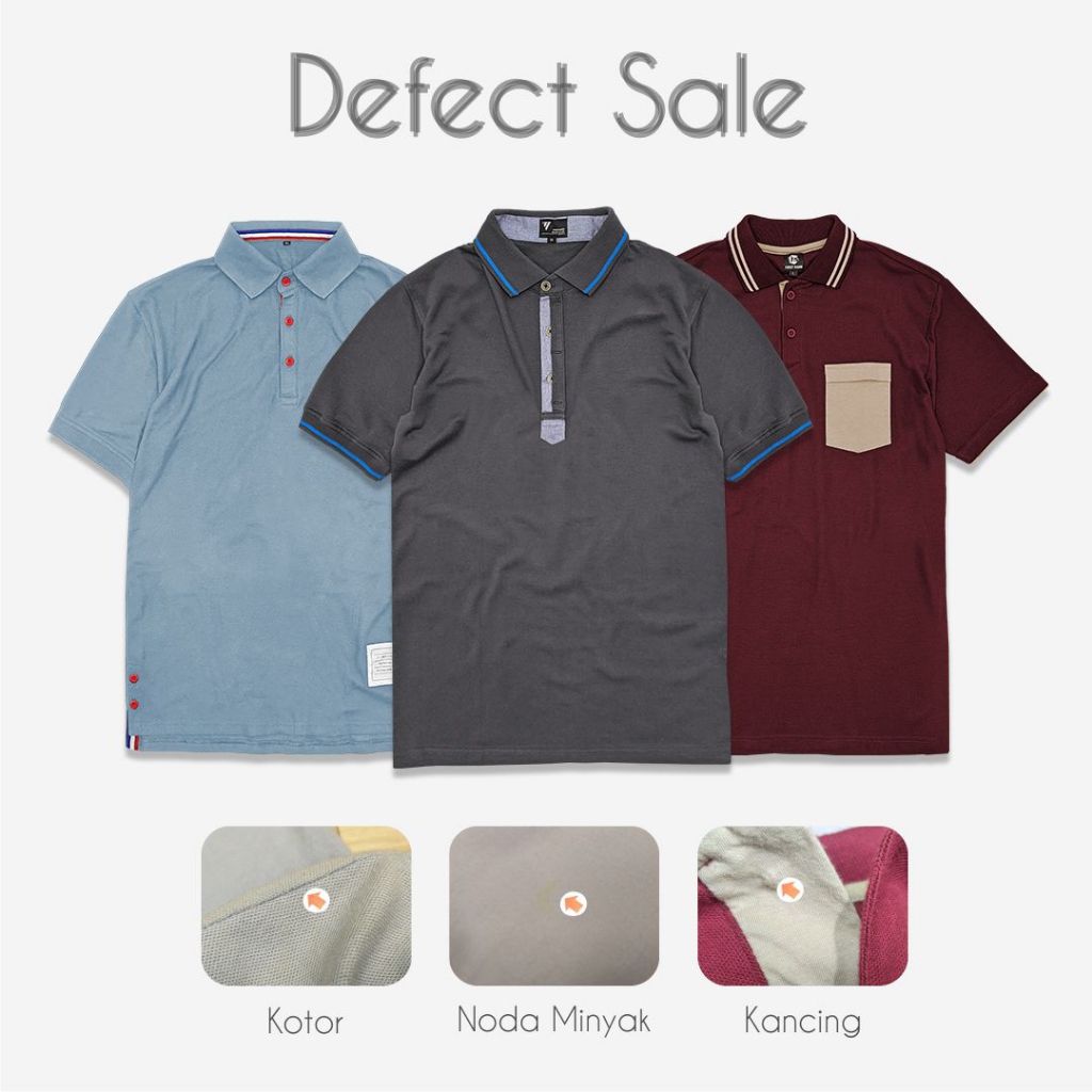 FIRSTHAND KAOS POLO  REJECT SALE STOCK TERBATAS