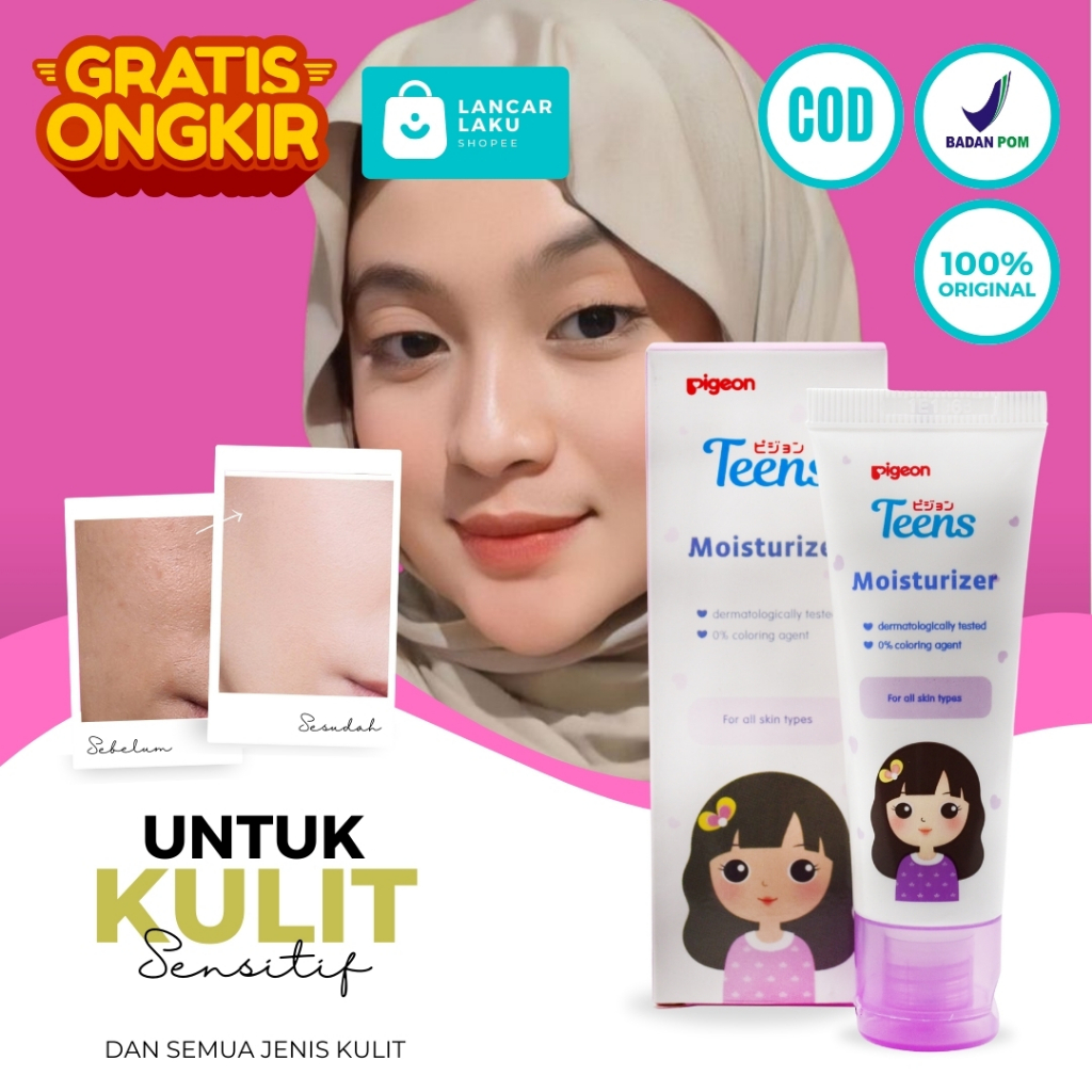 Moisturizer Pigeon - Pigeon Teens Pelembab Wajah Skincare Anak Moisturizer Kering Dan Kusam Baby Cre