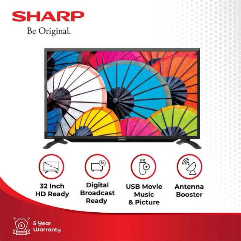SERANG TV LED SHARP DIGITAL 32'' + ANTENA + BRAKET