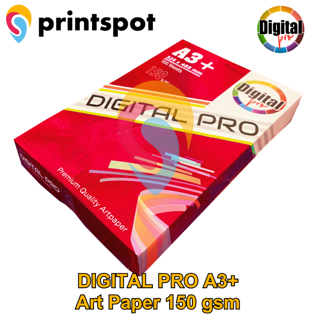 

Digital PRO Gloss Kertas Art Paper Carton 150 Gsm A3+ Digital Print - Pack