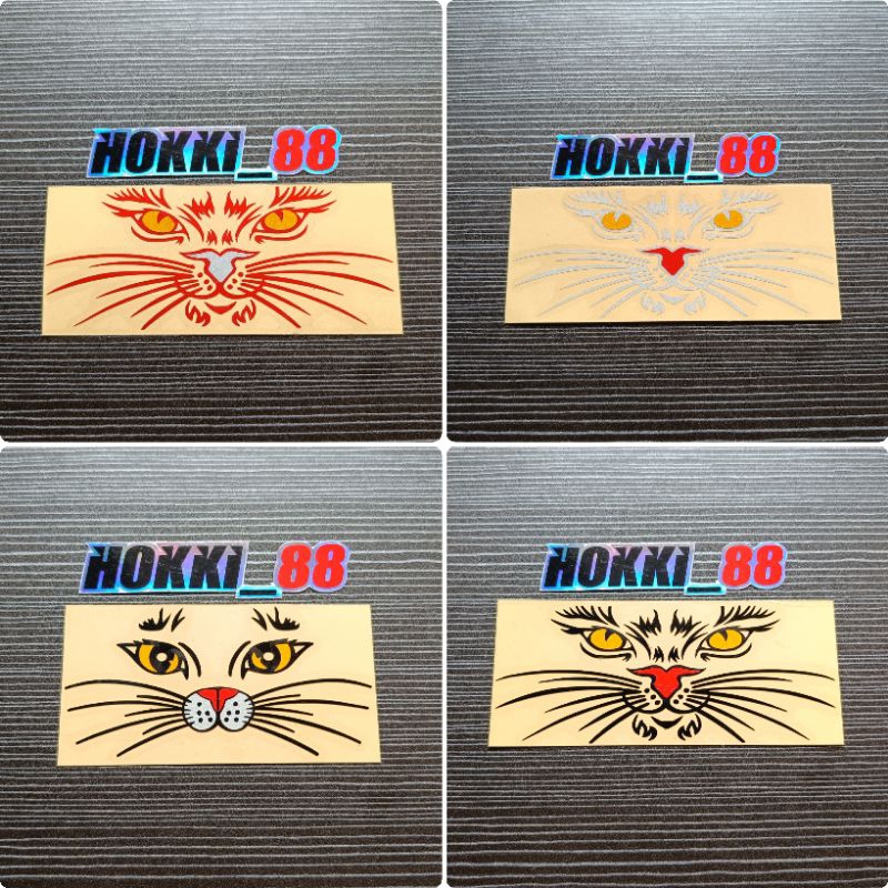 STICKER KUCING LUCU