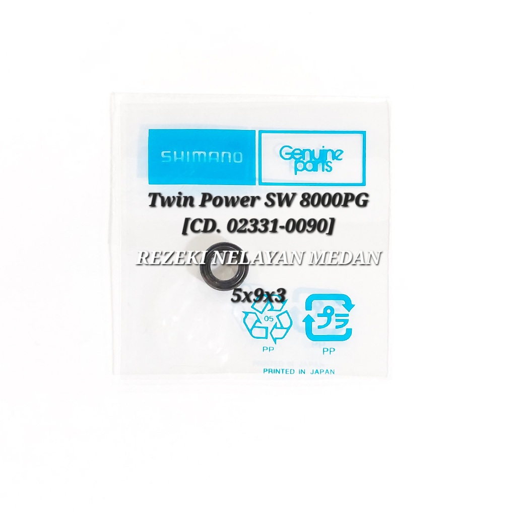 SPAREPART REEL SHIMANO TWIN POWER SW 8000PG BALL BEARING CD. 02331-0090 [5x9x3]