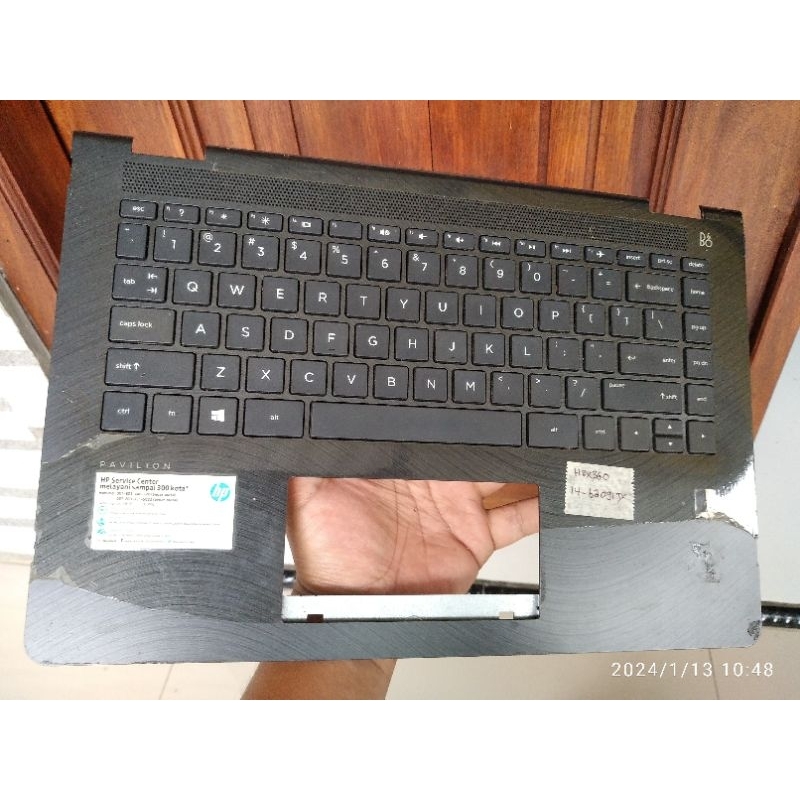PALMREST Casing C  Bagian atas mobo Laptop HP X360 14-ba091TX ba091TX 14 ba