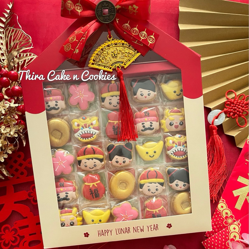 

READY cookies cny kukis hias imlek sincia kue kering karakter hamper