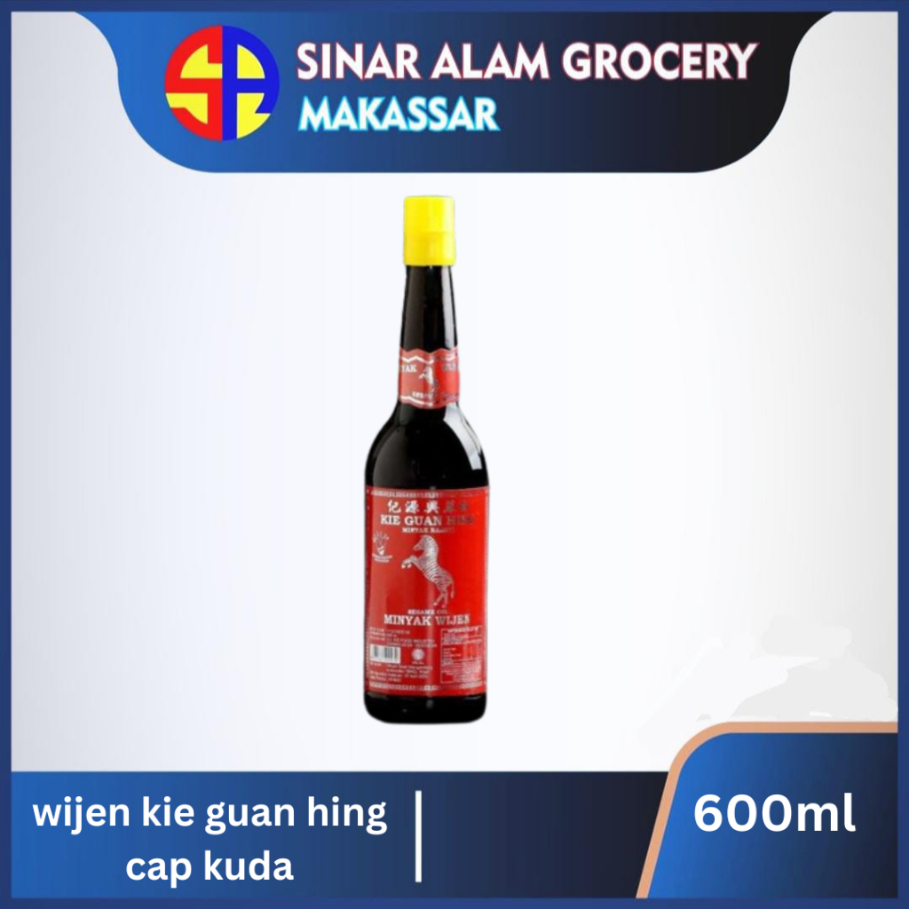 

Minyak Wijen Kie Guan Hing cap kuda Sesame oil 600 ml
