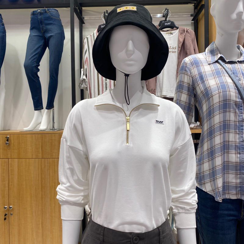 DUST KAOS WANITA ZIPPER LENGAN PANJANG MATAHARI PRIGINAL