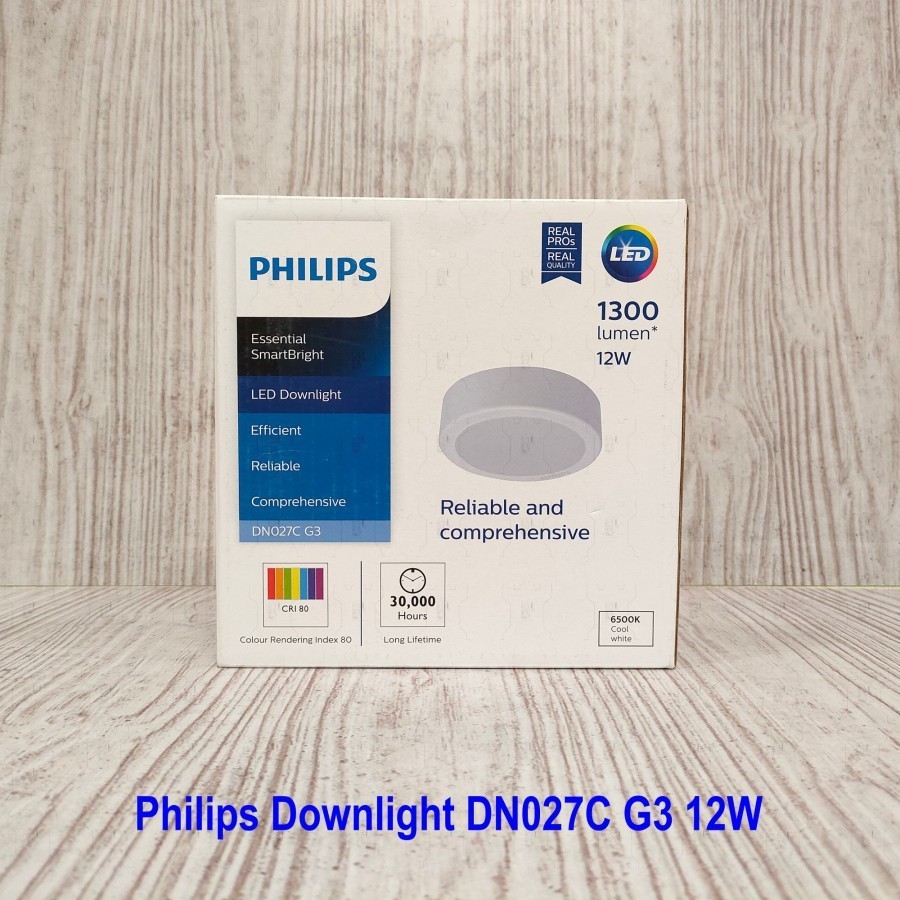 DN027c G3 12w 12 Watt Timbul Bulat Lampu Led Downlight Atas PHILIPS